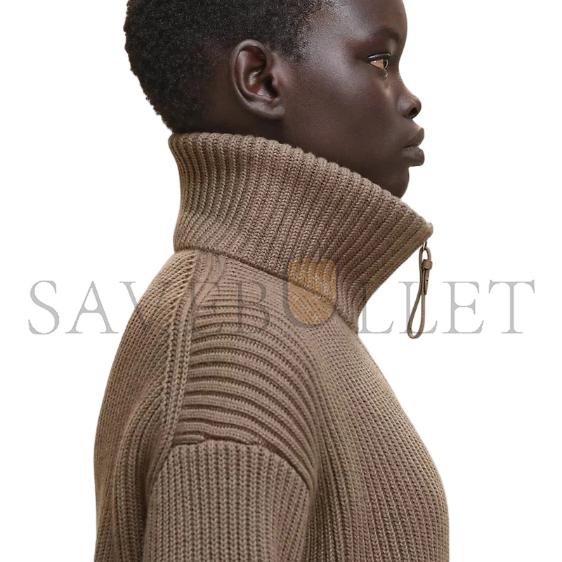 HERMÈS WOOL KNIT JACKET H5H2228D3DK36